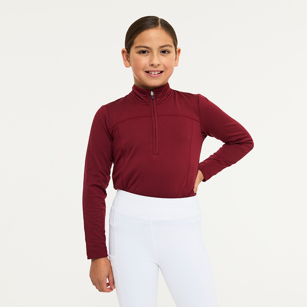 Funktionstop Junior Ella half zip CRW®