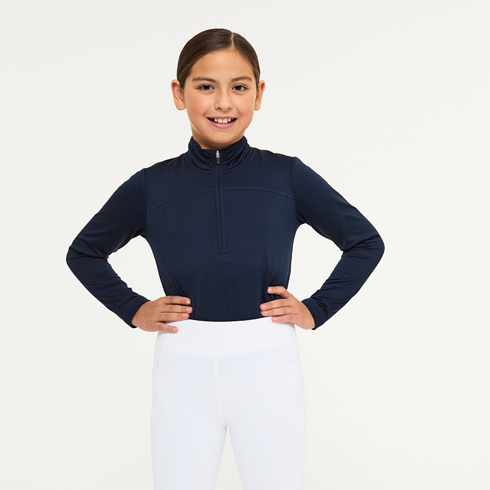 Funktionstop Junior Ella half zip CRW®